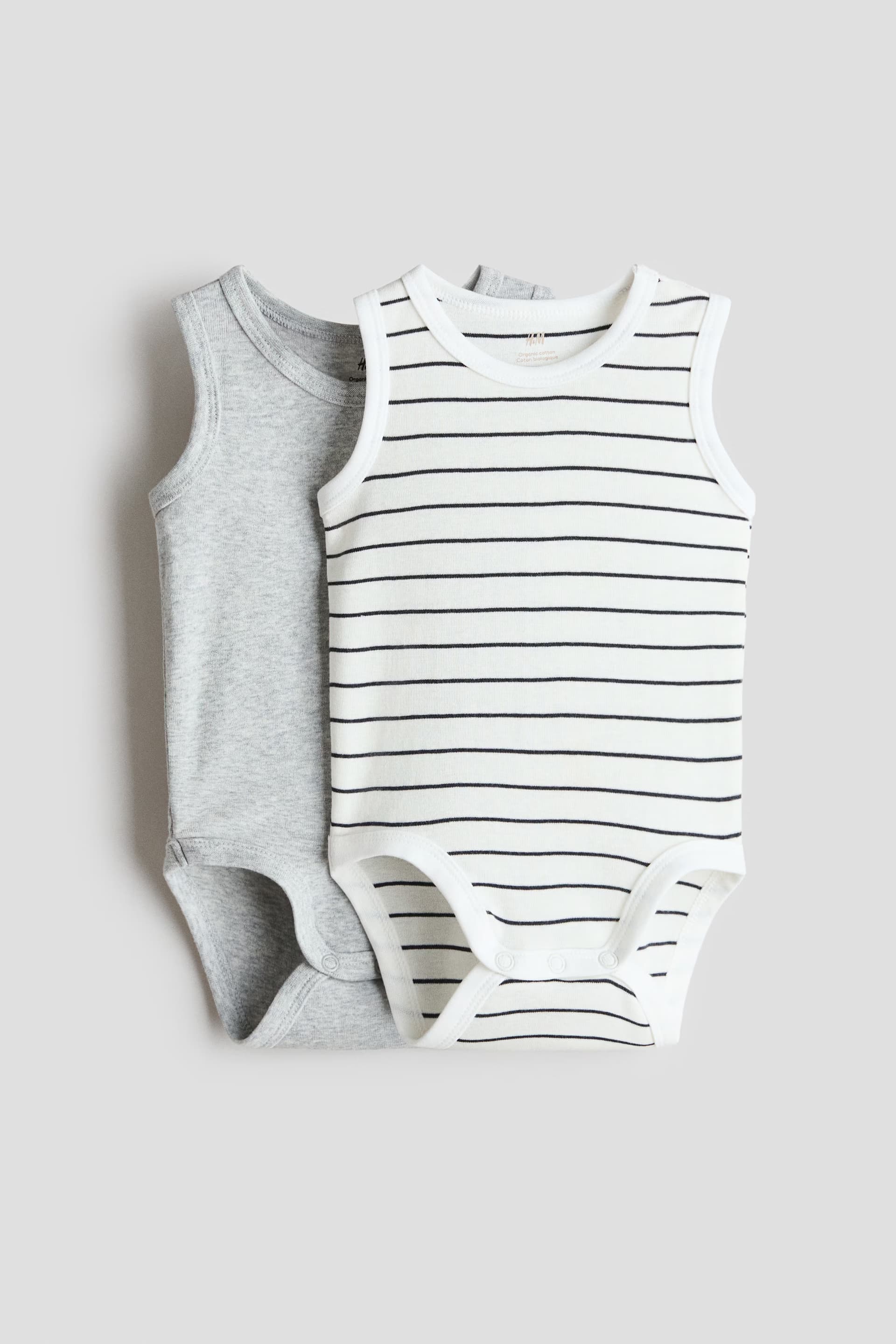 2-pack Sleeveless Cotton Bodysuits