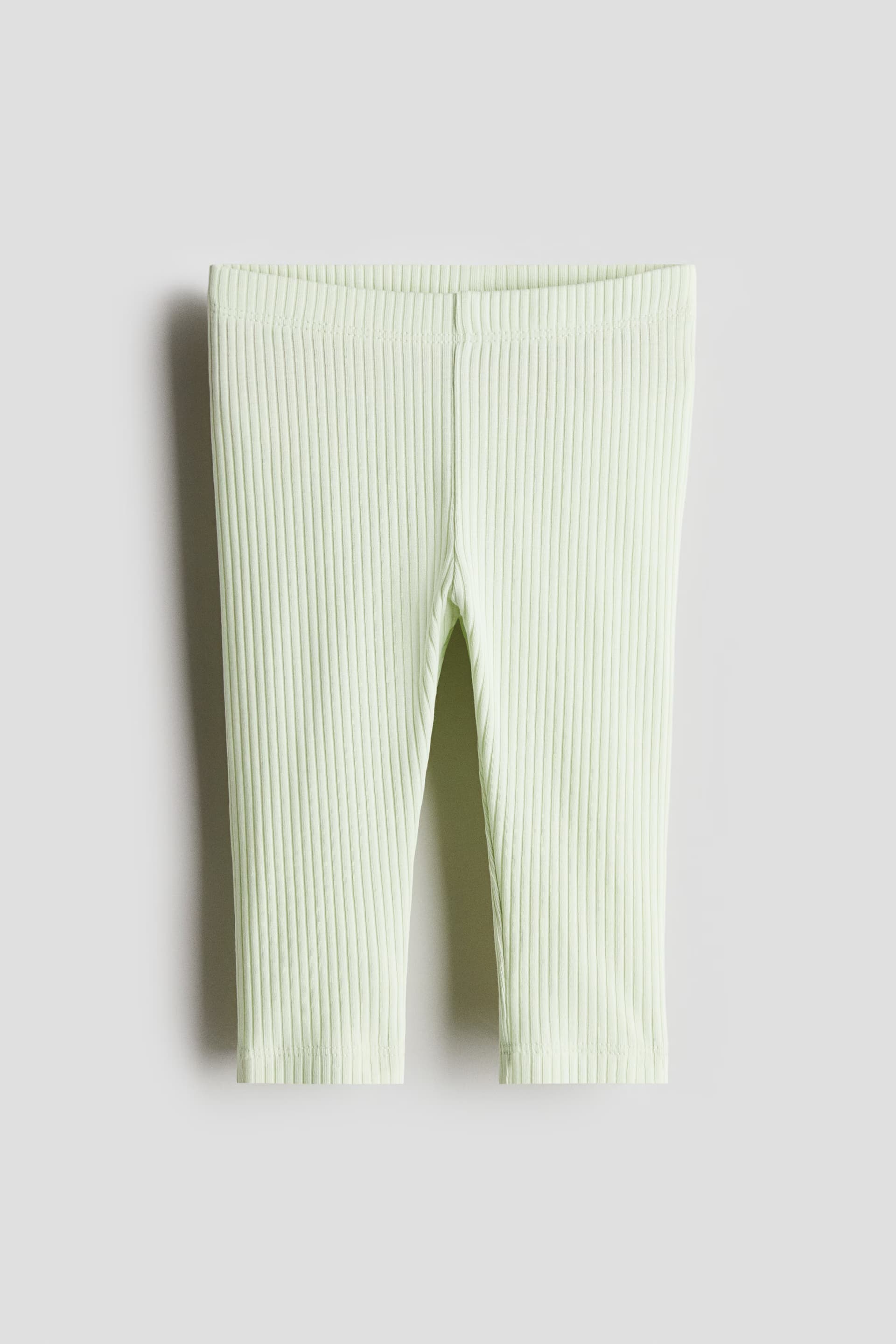 Ribbed Cotton Leggings