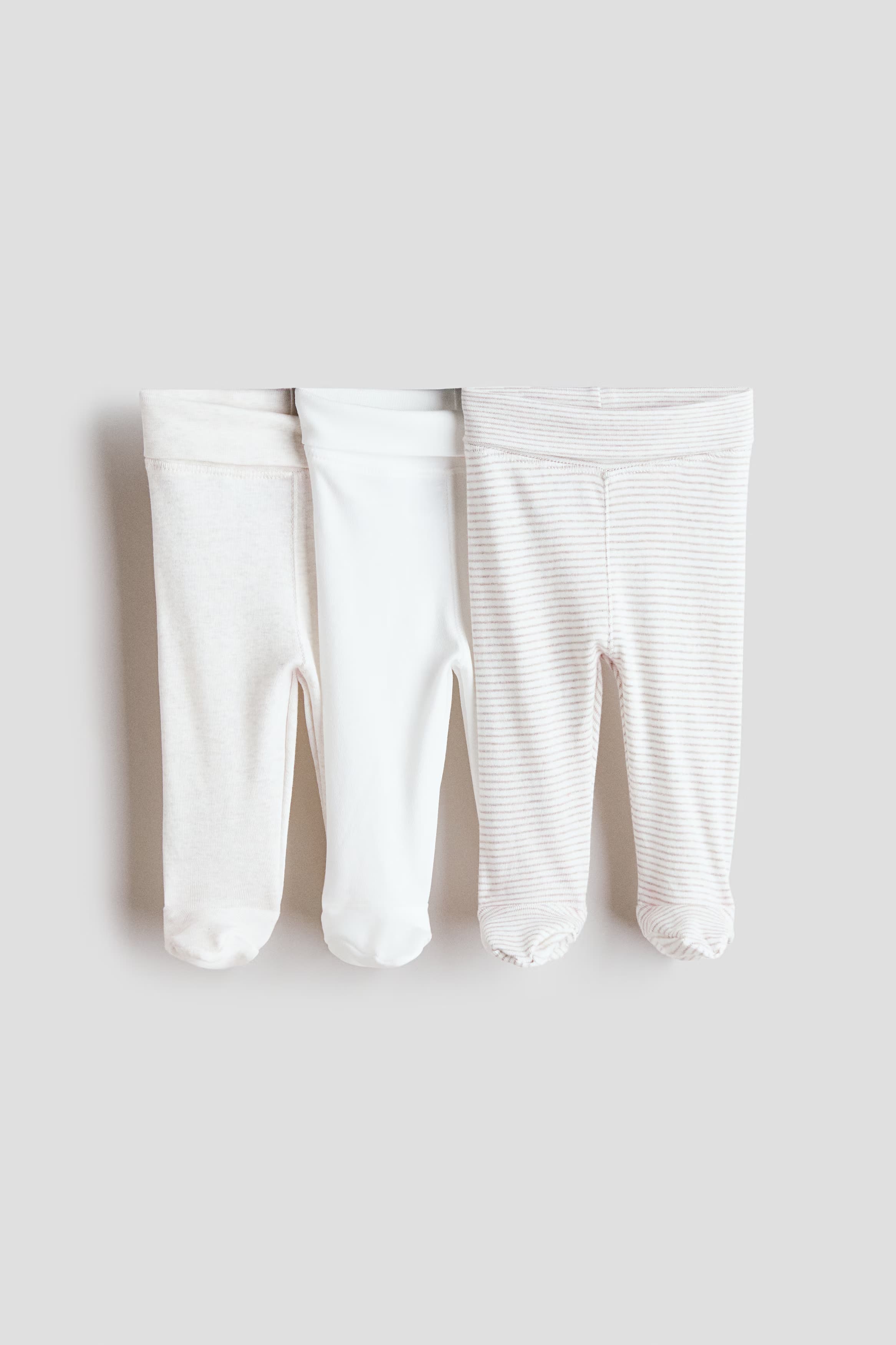 3-pack Foldover-Waist Leggings