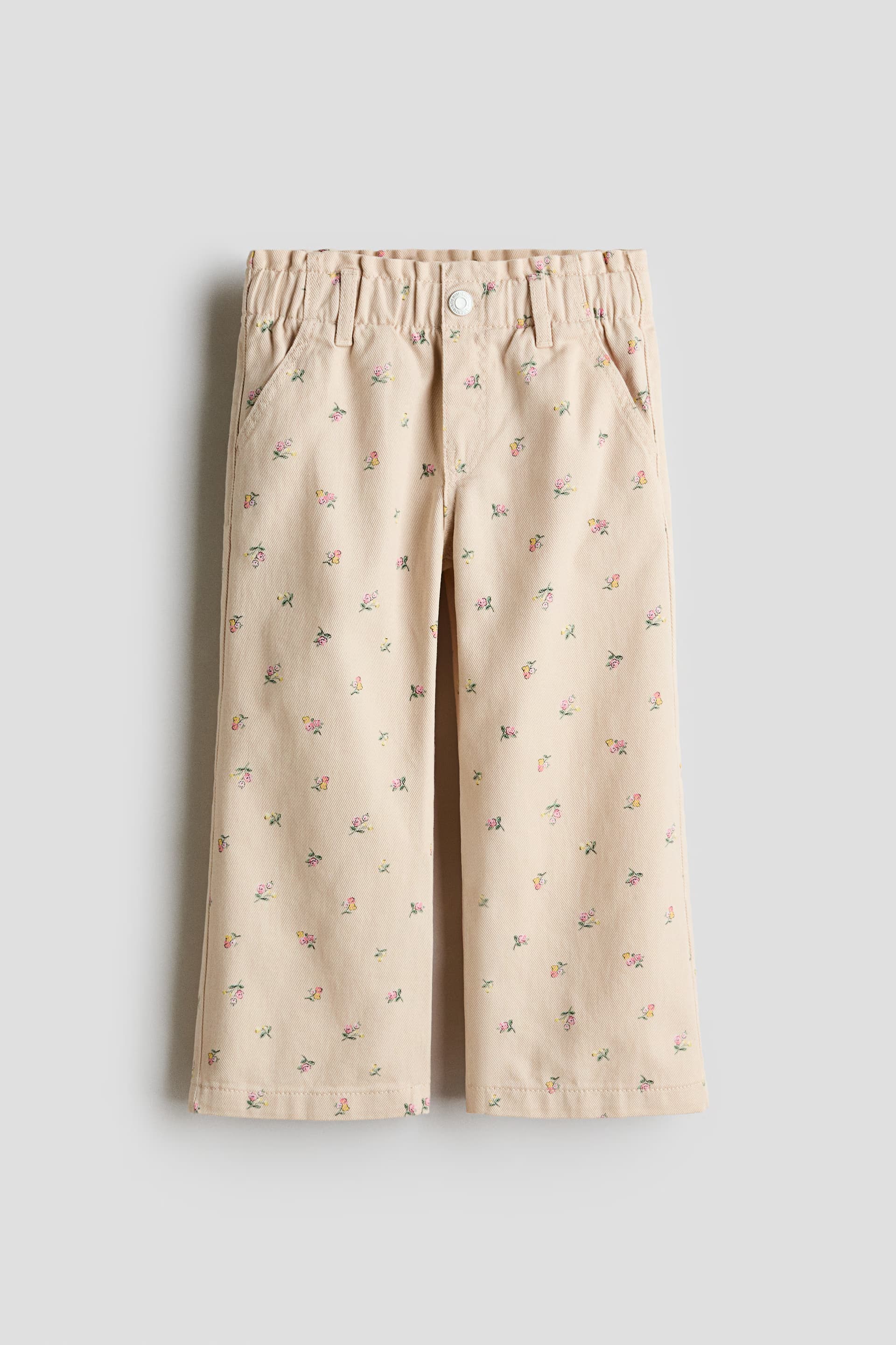 Daisy Wide Leg Paper-Bag Jeans